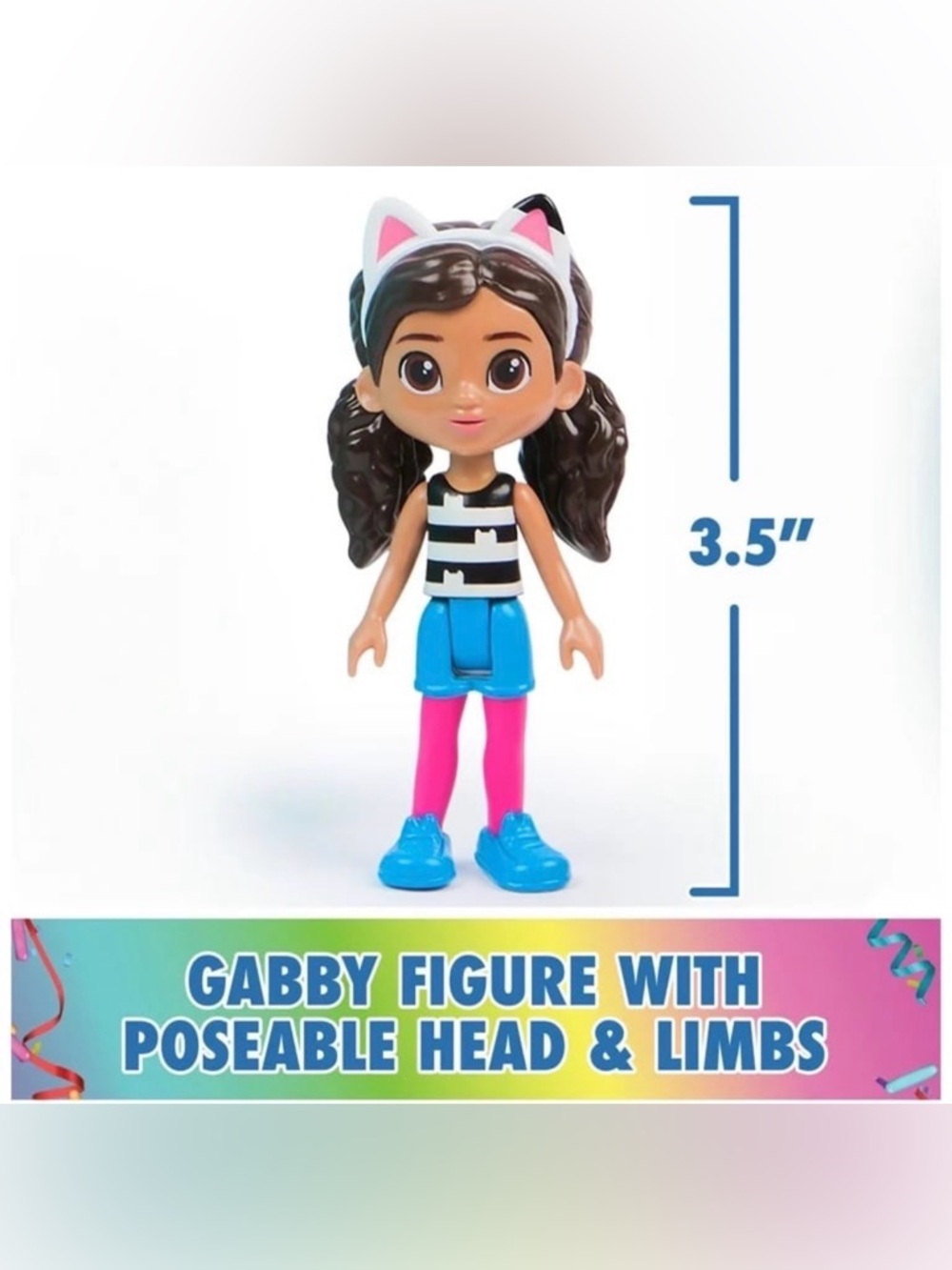 Gabby’s Dollhouse On The Go Dollhouse 12-inch Playset Collectible Gabby Figure - Picture 4 of 12